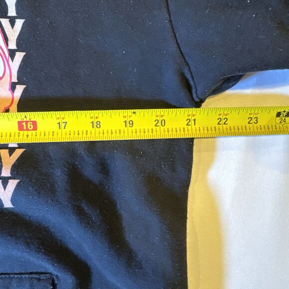 Rick & Morty Hoodie Adult Swim Pullover Double Graphic Faces/Sleeve Rare Size S - Picture 6 of 10